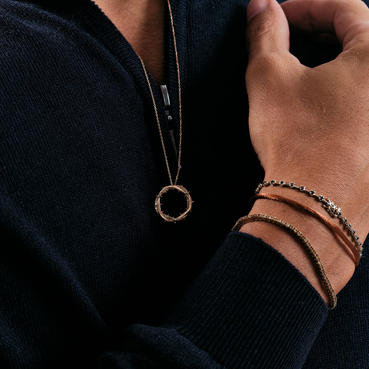 Coroa Cristo Ouro 18k