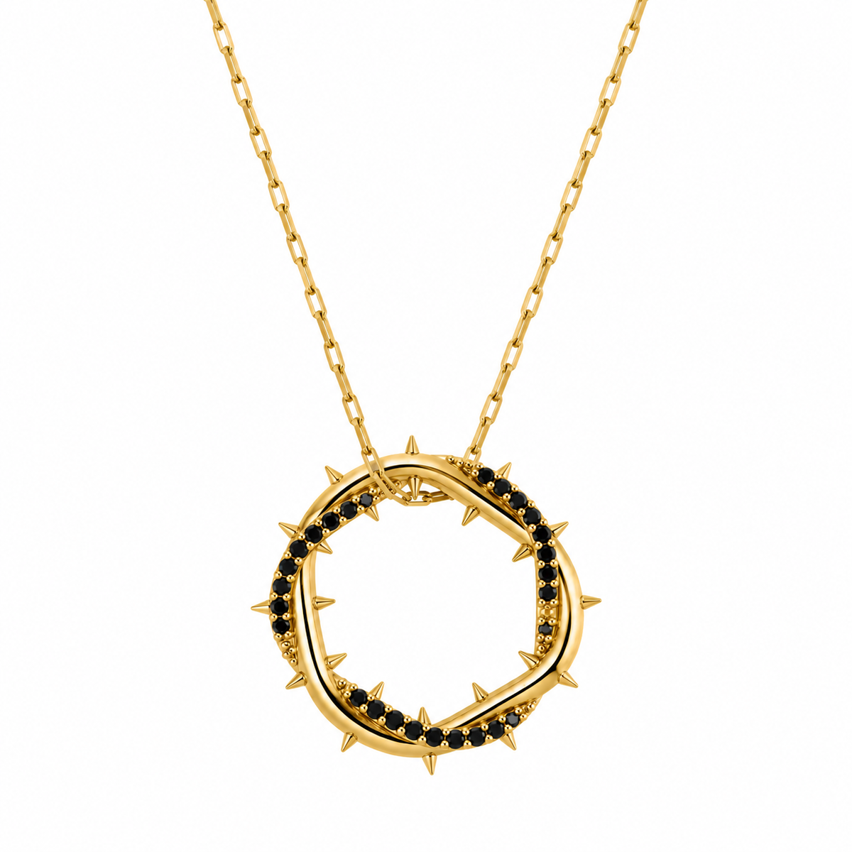 Coroa Cristo Ouro 18k