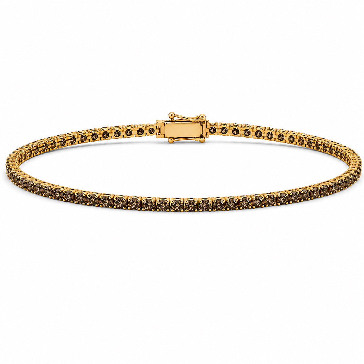 Riviera Ouro 18k Diamantes Conhaque 2 pts (Brown)