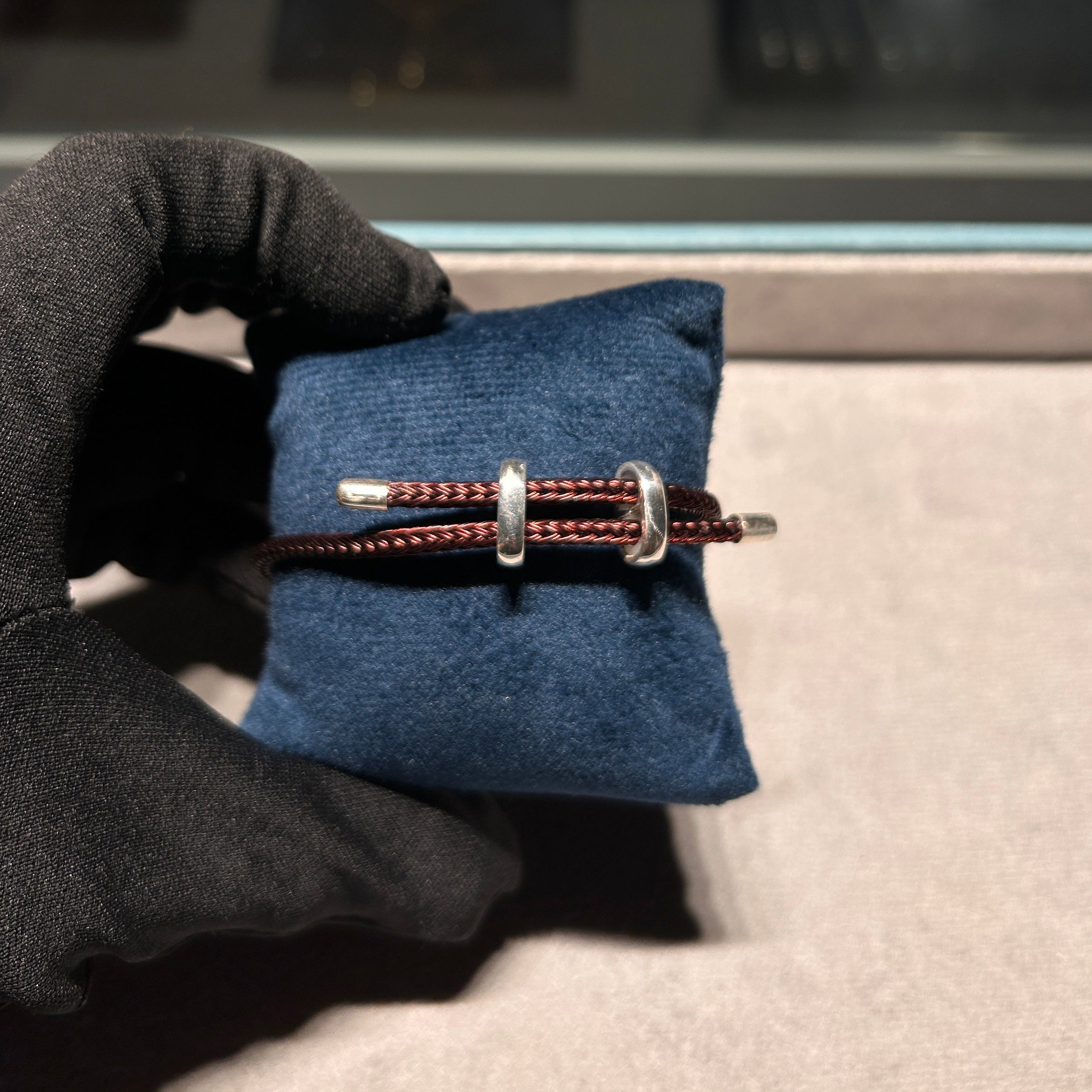 Pulseira Cadarço Steel com Prata 925
