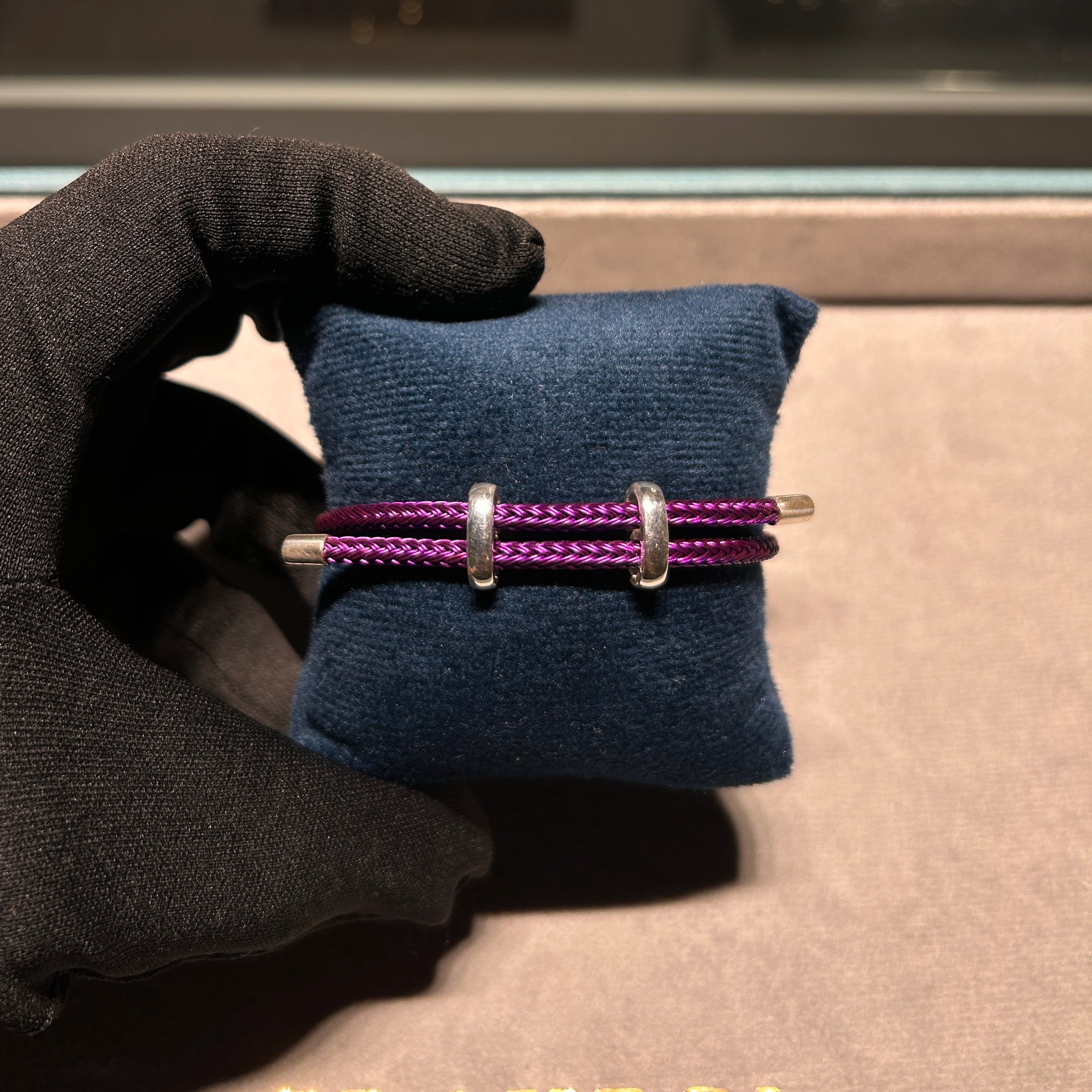 Pulseira Cadarço Steel com Prata 925