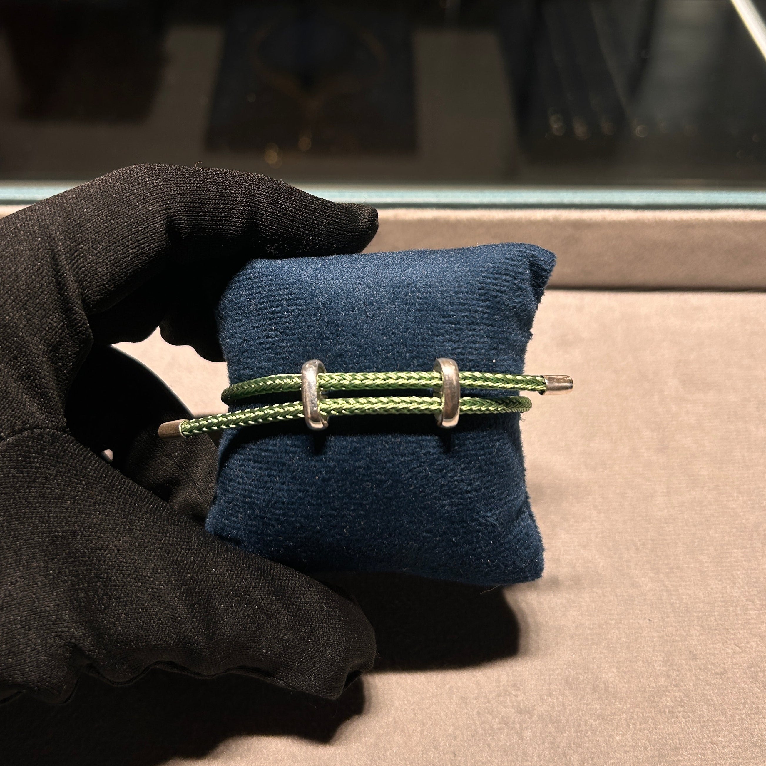 Pulseira Cadarço Steel com Prata 925