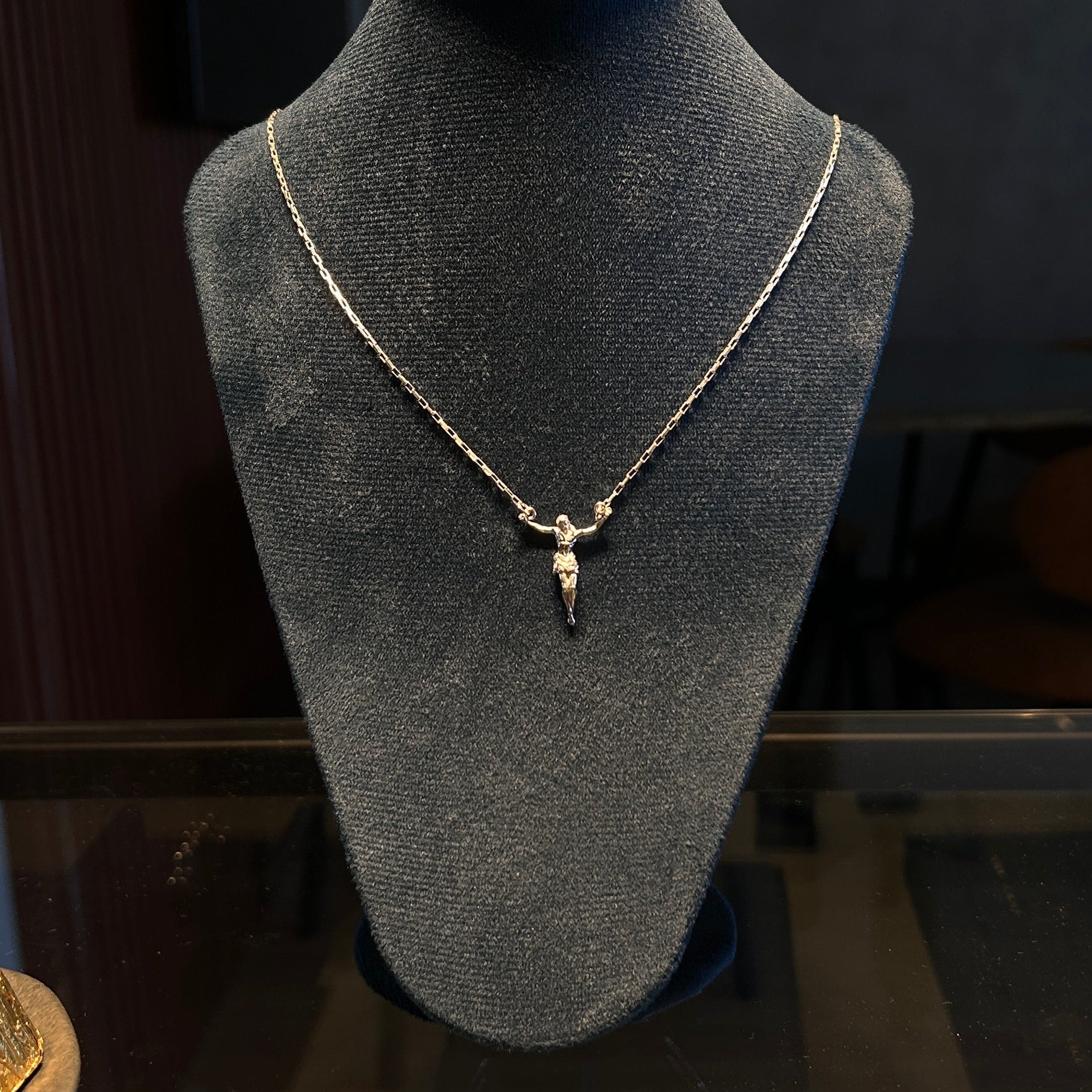 Colar Cristo em Prata 925