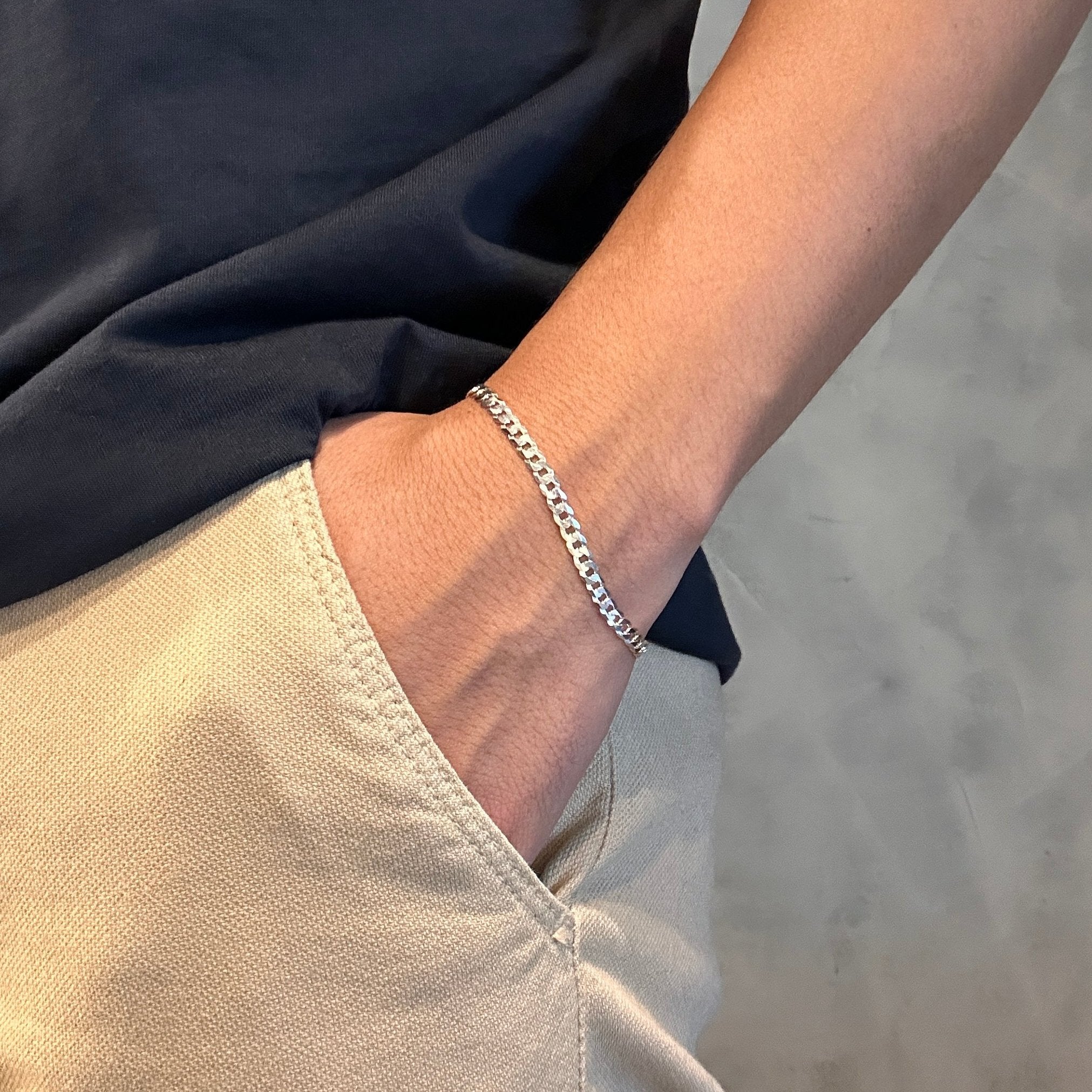 Pulseira Prata Grumet