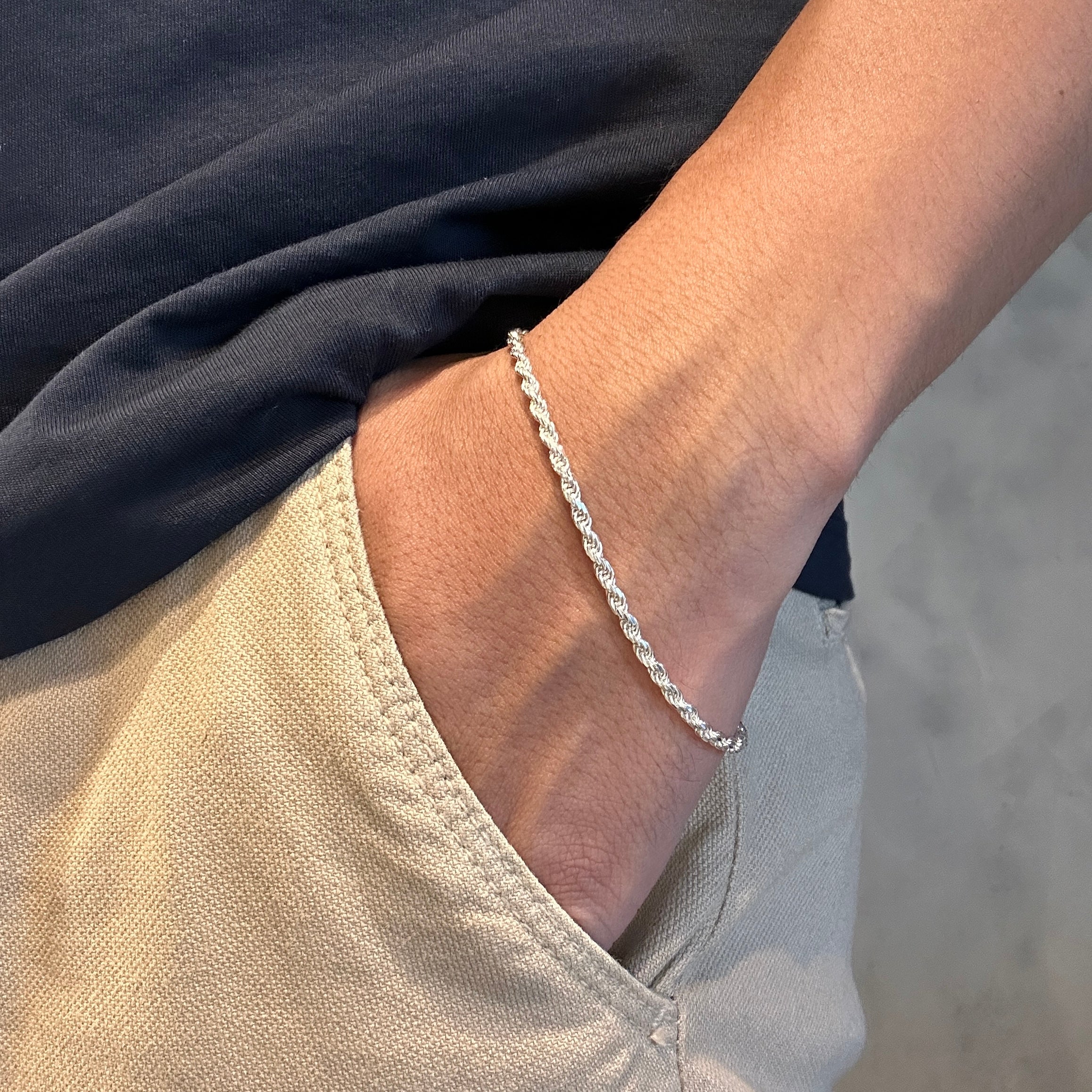 Pulseira Prata Fio Baiano