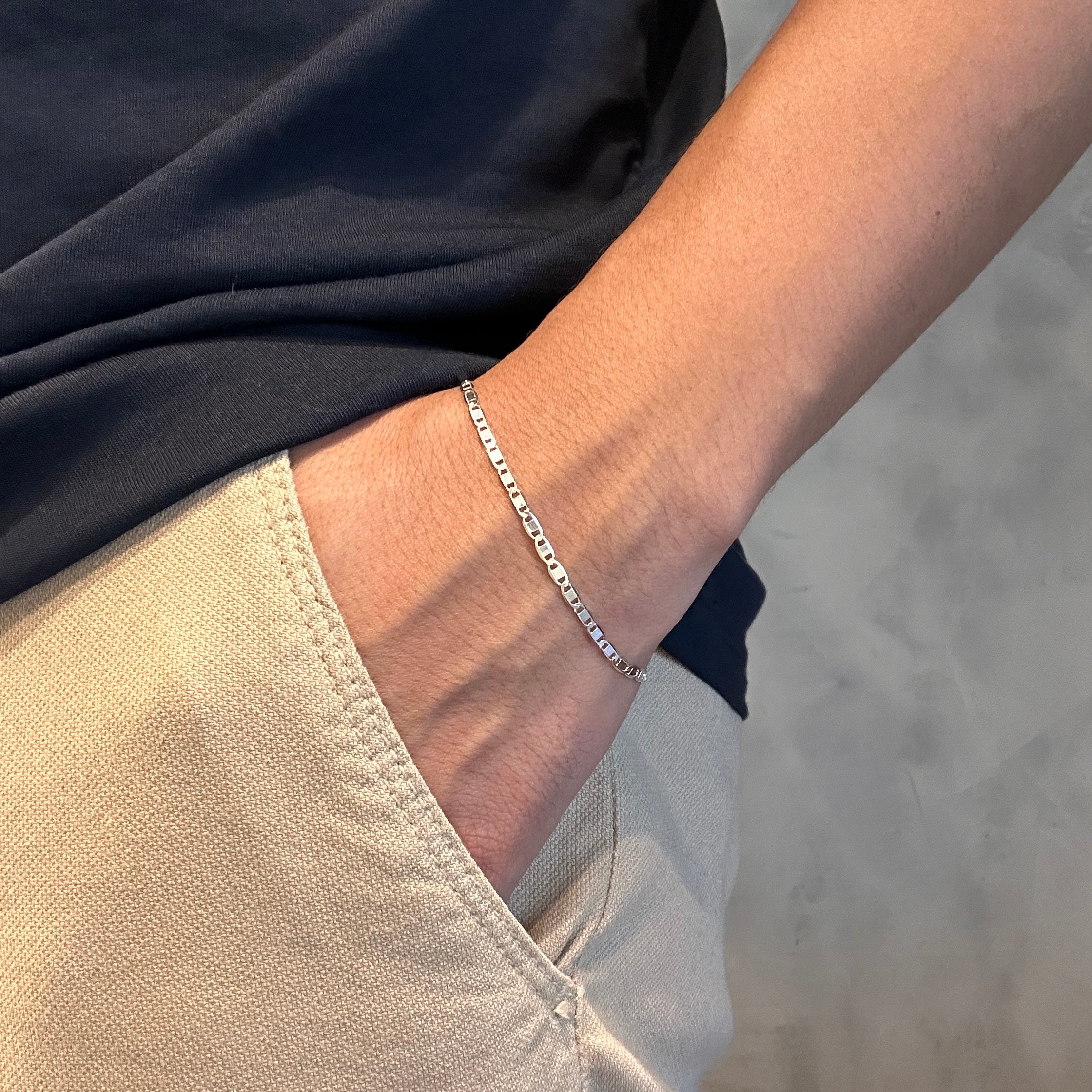Pulseira Prata Piastrini