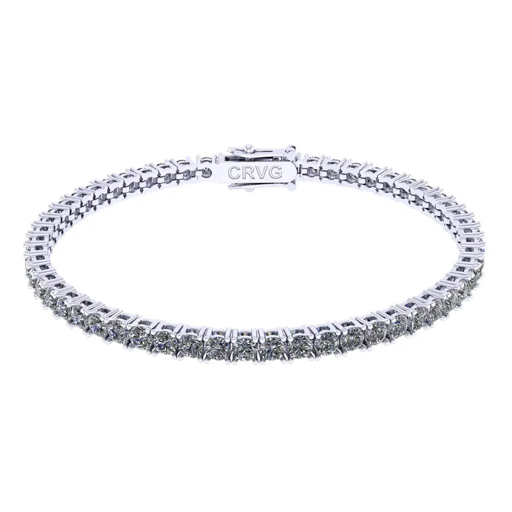Pulseira Riviera Diamante Branco 3mm