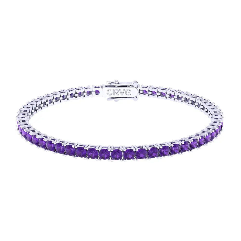 Pulseira Riviera Ametista 3mm