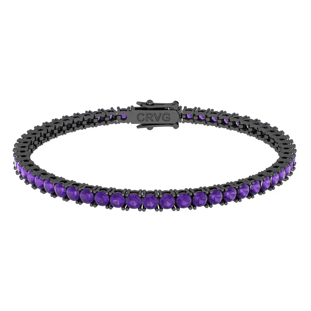 Pulseira Riviera Ametista 3mm