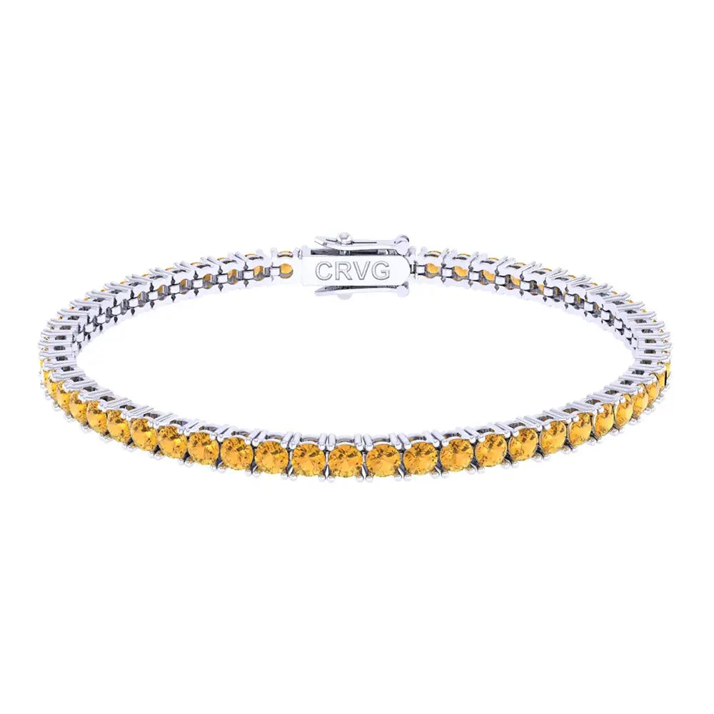 Pulseira Riviera Citrino 3mm