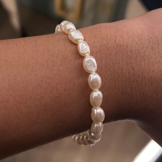 Pulseira de Pérolas Naturais
