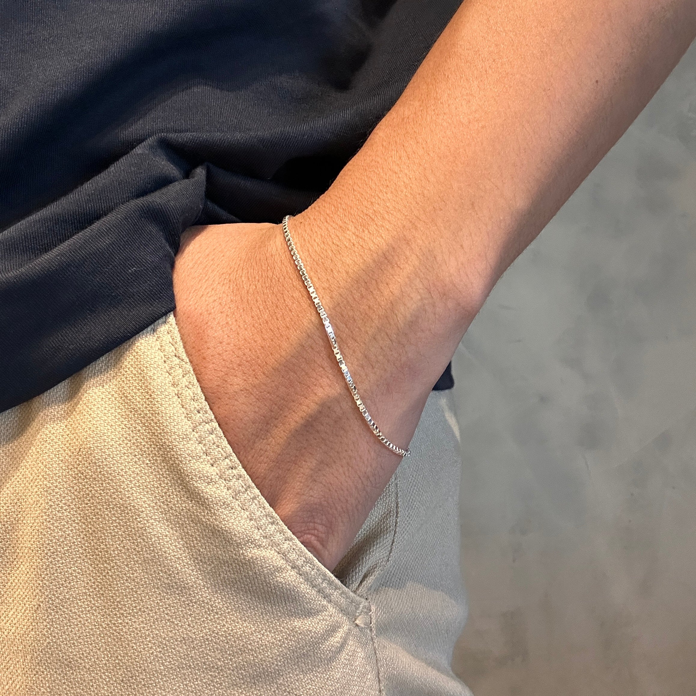Pulseira Prata Veneziana