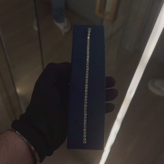 Pulseira Riviera Diamante Branco 3mm