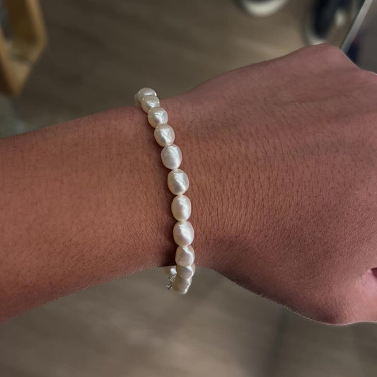 Pulseira de Pérolas Naturais