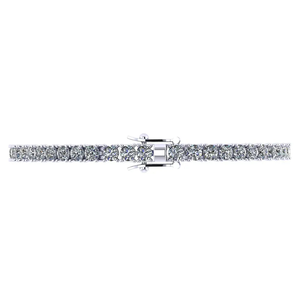 Pulseira Riviera Diamante Branco 3mm