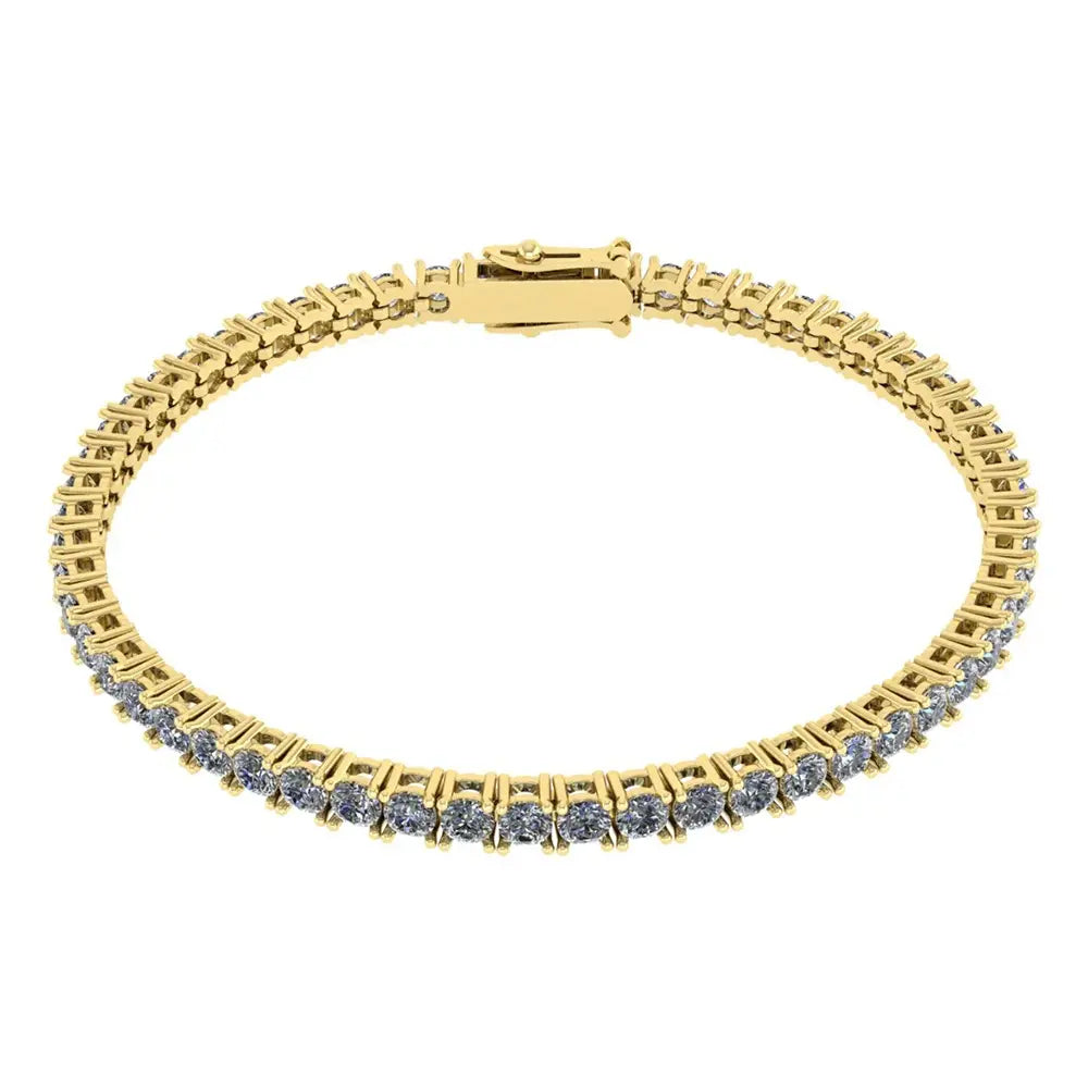 Pulseira Riviera Diamante Branco 3mm