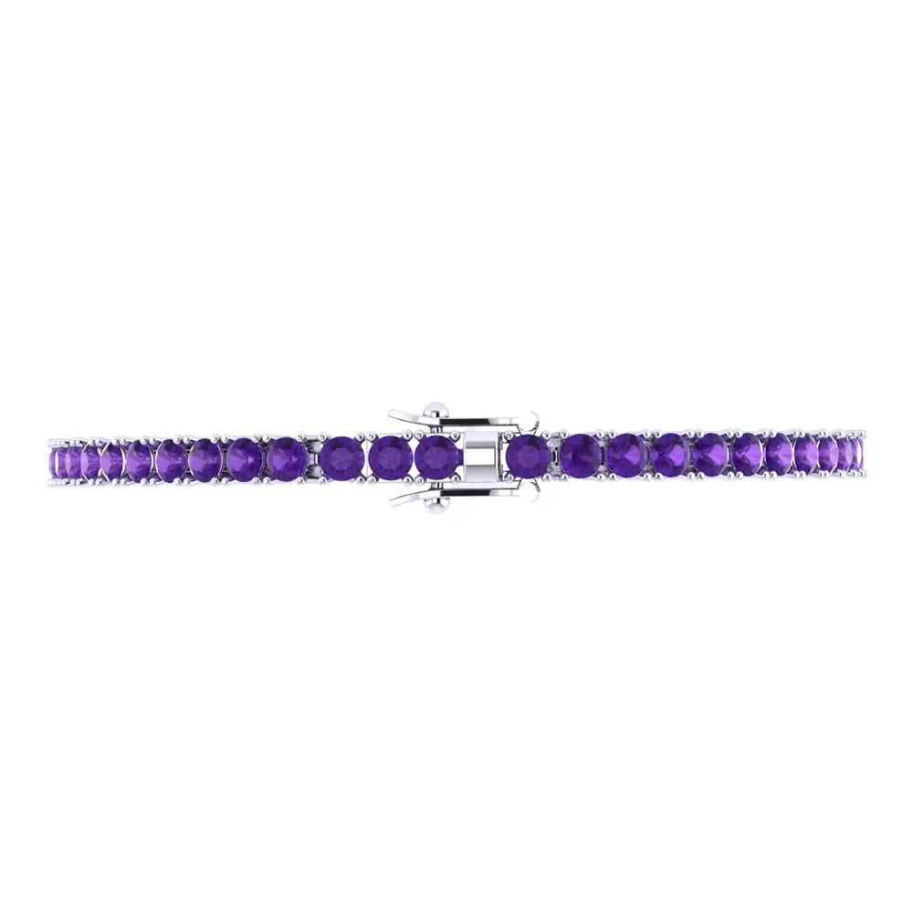 Pulseira Riviera Ametista 3mm