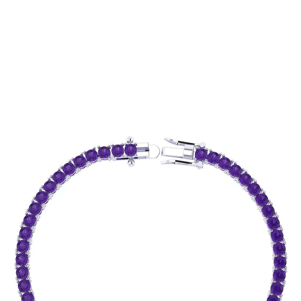 Pulseira Riviera Ametista 3mm