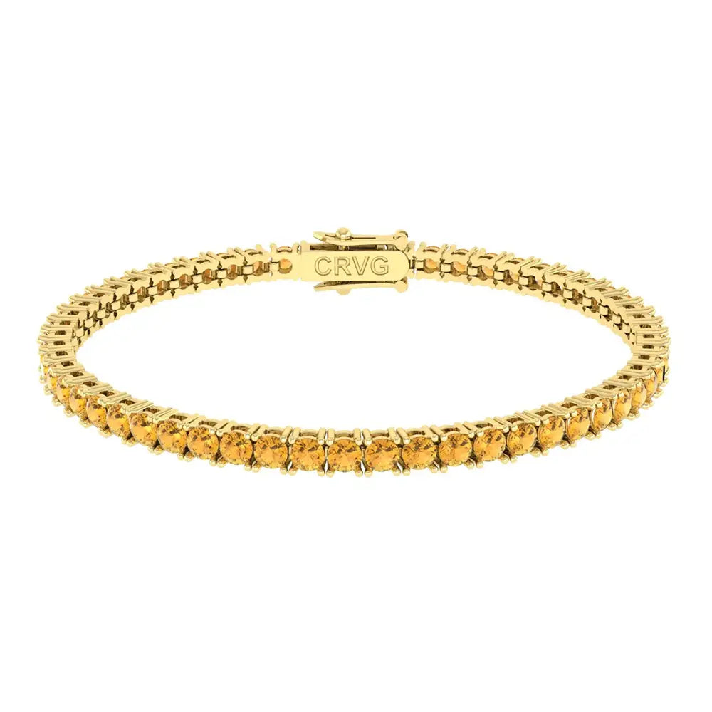 Pulseira Riviera Citrino 3mm