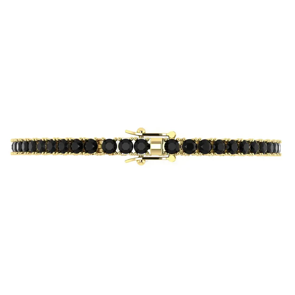 Pulseira Riviera Diamante Negro 3mm