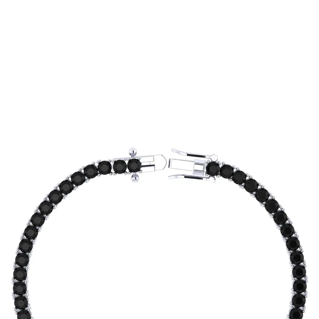Pulseira Riviera Zirconia Negra 3mm