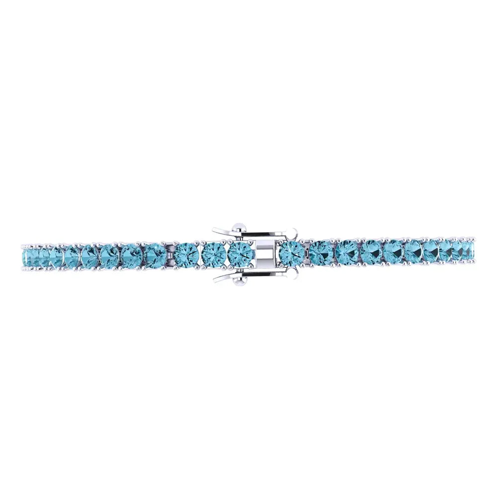 Pulseira Riviera Topázio Sky 3mm