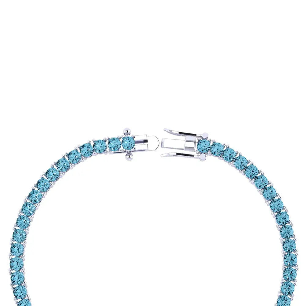 Pulseira Riviera Topázio Sky 3mm